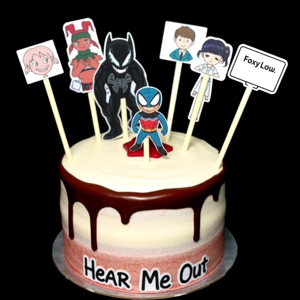 Venom, foxy, jake , loak, neteyam, harry hook, marcu, flynn rider, josh hutcherson,,shrakboy,jj maybank. | you choose