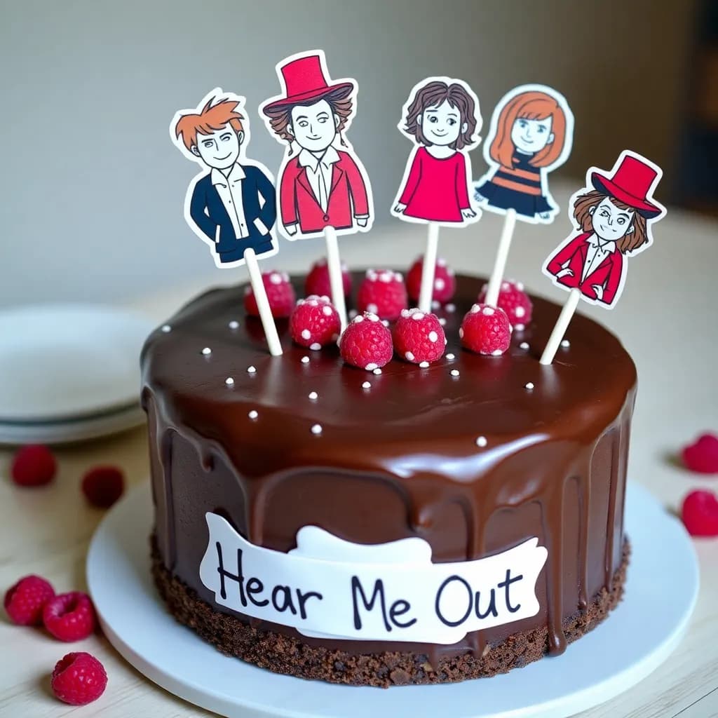 willy wonka | chocolate raspberry cake