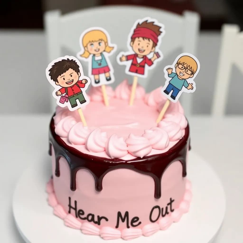 nick wilde,nick wilkins,francis wilkins,baby saja | pastel baby pink,round shaped,with fluffy whipped cream