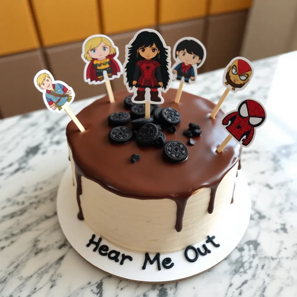 Steve Harrington, emily, star fire, black fire, wendy, craig, spiderman | vainilla with oreos
