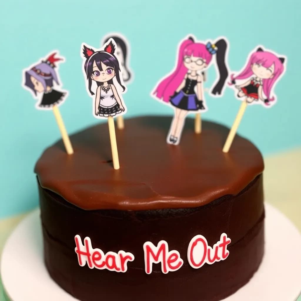 Thorn Hex girls, marceline, Oka Ruto, Gwen total drama | black velvet with ube frost