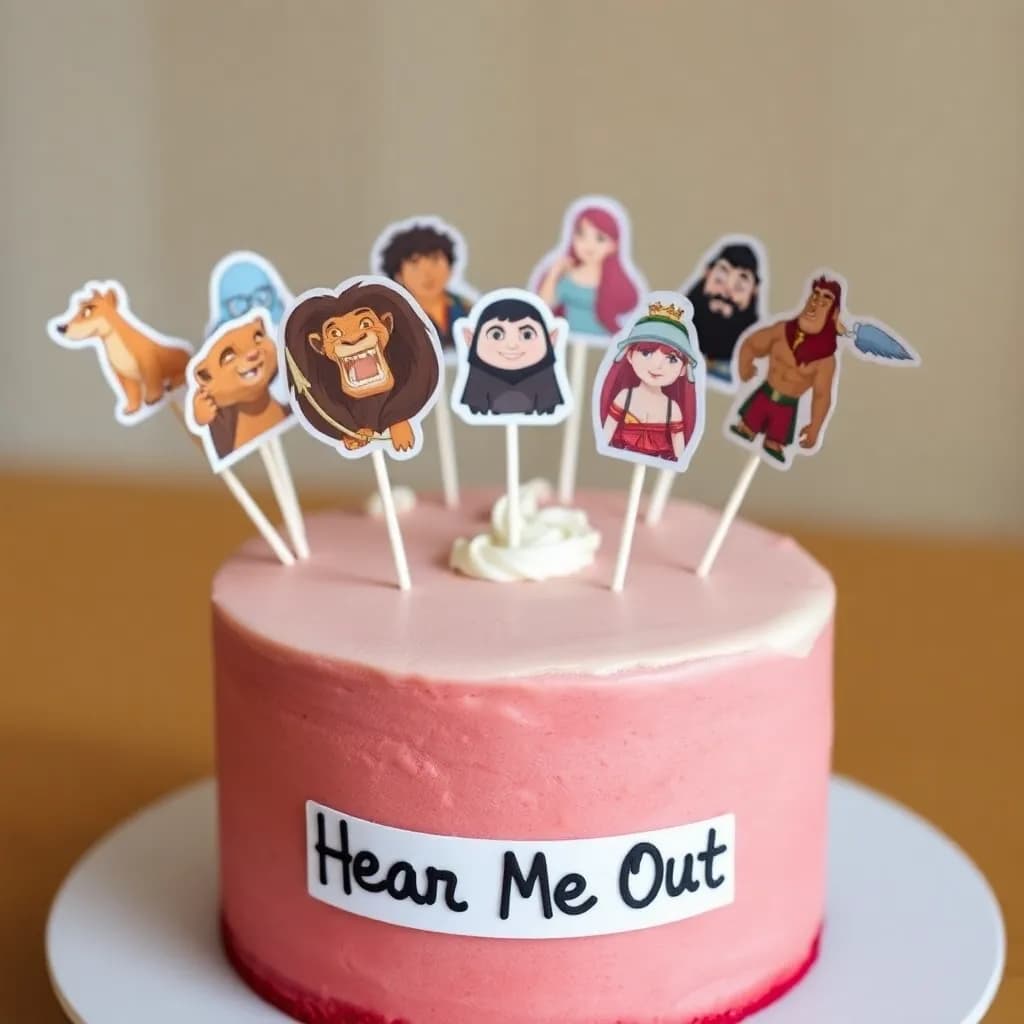 Simba, Tadashi Hamada, Mufasa, Kovu, Simon (de Alvin e os esquilos), Li Shang (Mulan), Spirit (o Corcel Indomavel), Naveen (a princesa e o sapo), Jinu e Abby (do Saja Boys), Relâmpago McQueen, Jackson Storm (Carros 3), Iso (Valorant), Kayn (League of Legends), Kristoff, Fera (a Bela e a Fera), Tarzan | red velvet