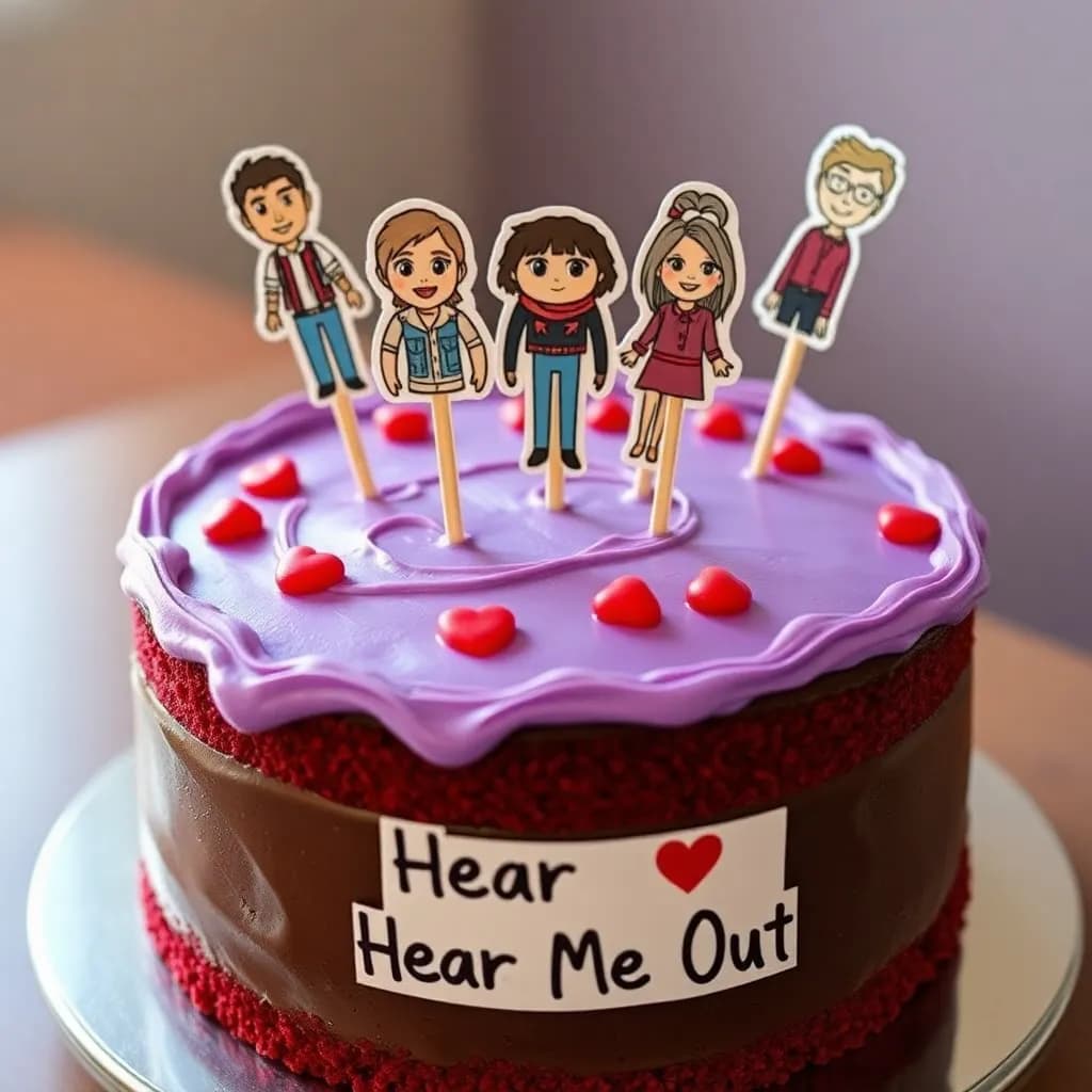 Charlie Lonnit, Empoy Marquez, Bruno Madrigal | Purple frosting, Red velvet cake, Lost of Hearts