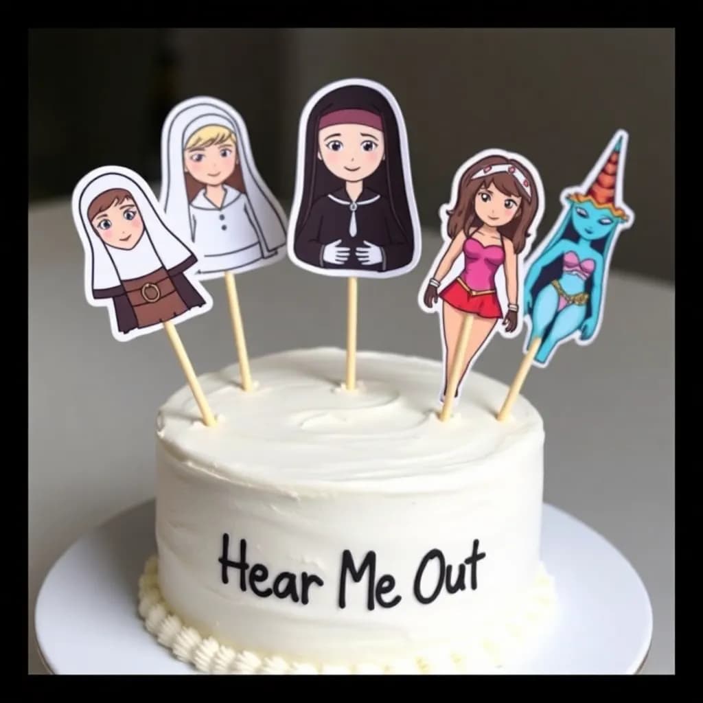 Angela Giarratana, Ava Warrior Nun, Alex Chen, She-ra | just plain white cake