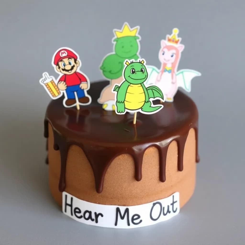 Honey Queen(Mario), Dragon(Shrek), Nidoqueen(Pokemon)