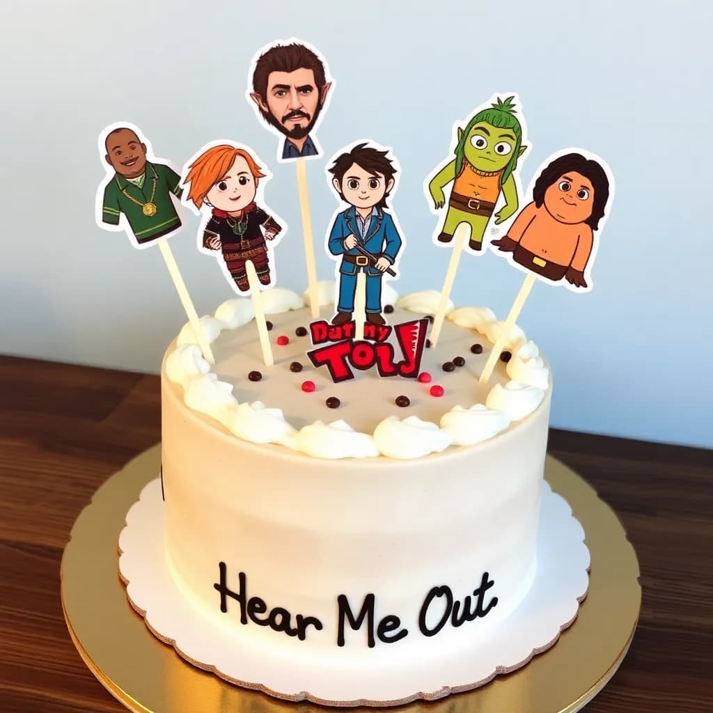 Gomez, boa Hancock, Johnny Depp, Ganondorf breath of the wild, la fée clochette, tommy cornichon, mamie Croods | Chinese mood cake