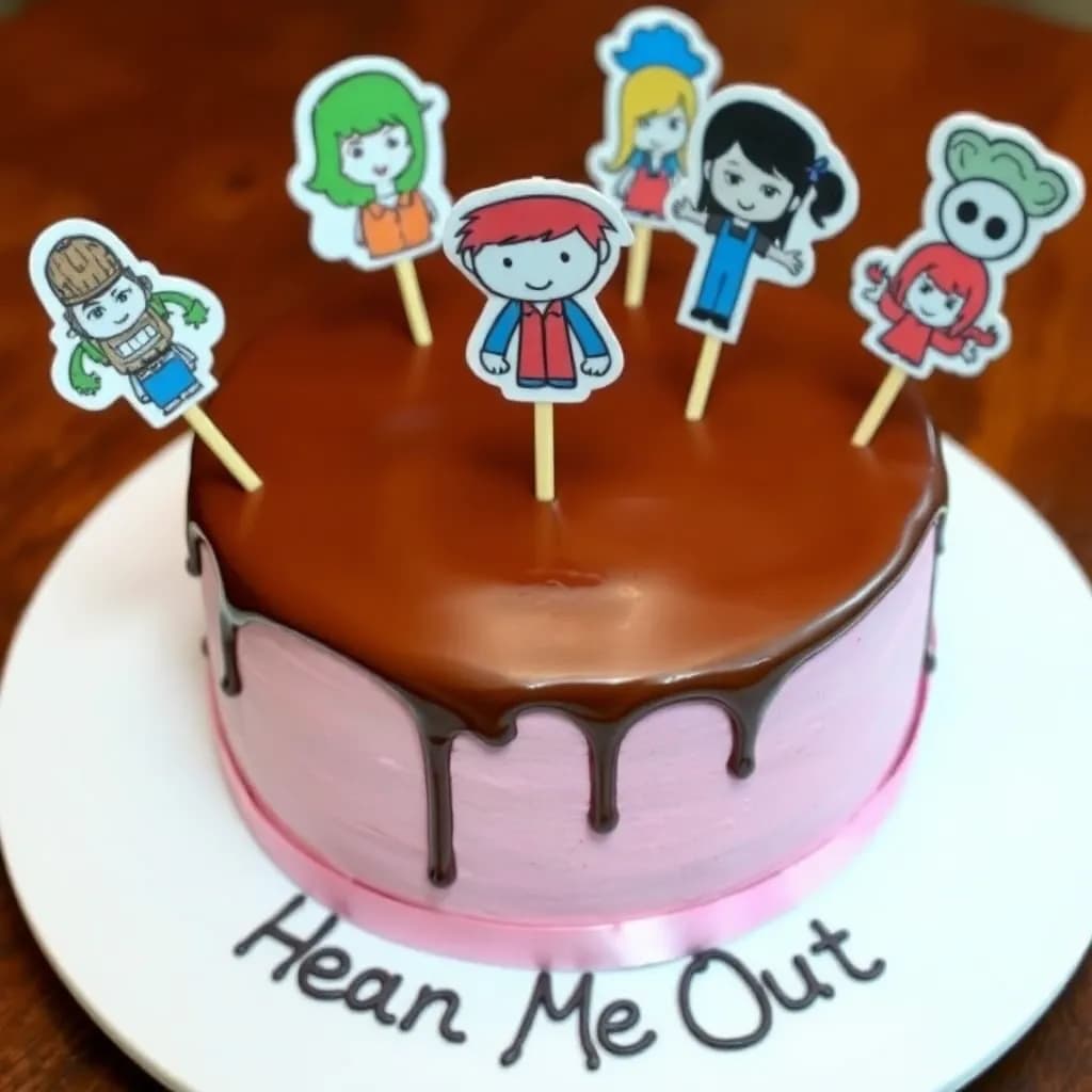 Nick wild | Pastel pink with ribbons