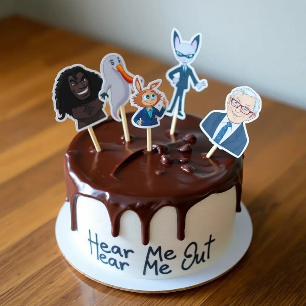 Scar from the Lion King, Jack Frost, Nick Wilde from Zootopia, Bernie Sanders