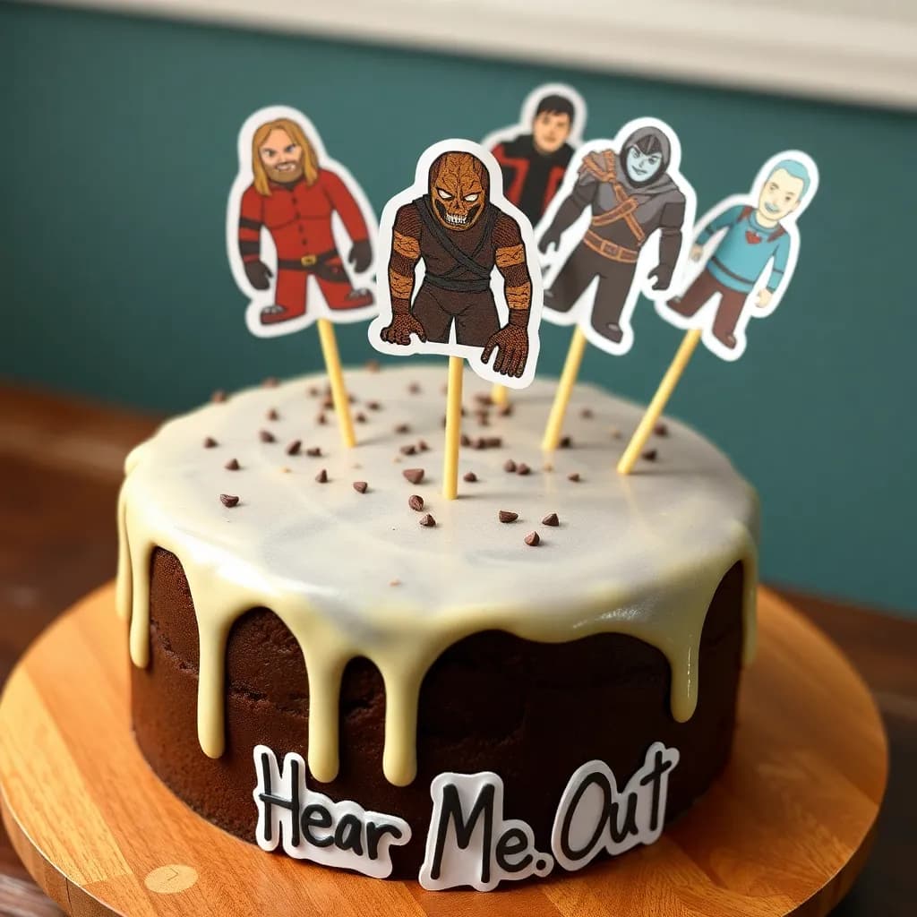 thrall from world of warcrate, danny phantom | chocolate mud cake