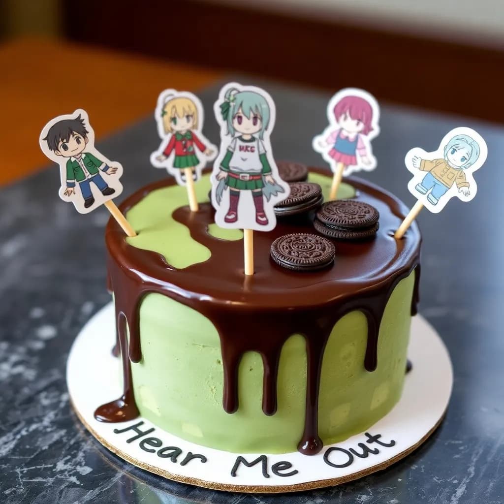 Kusanagi nene | Matcha with Oreos on top with matcha | lightning
