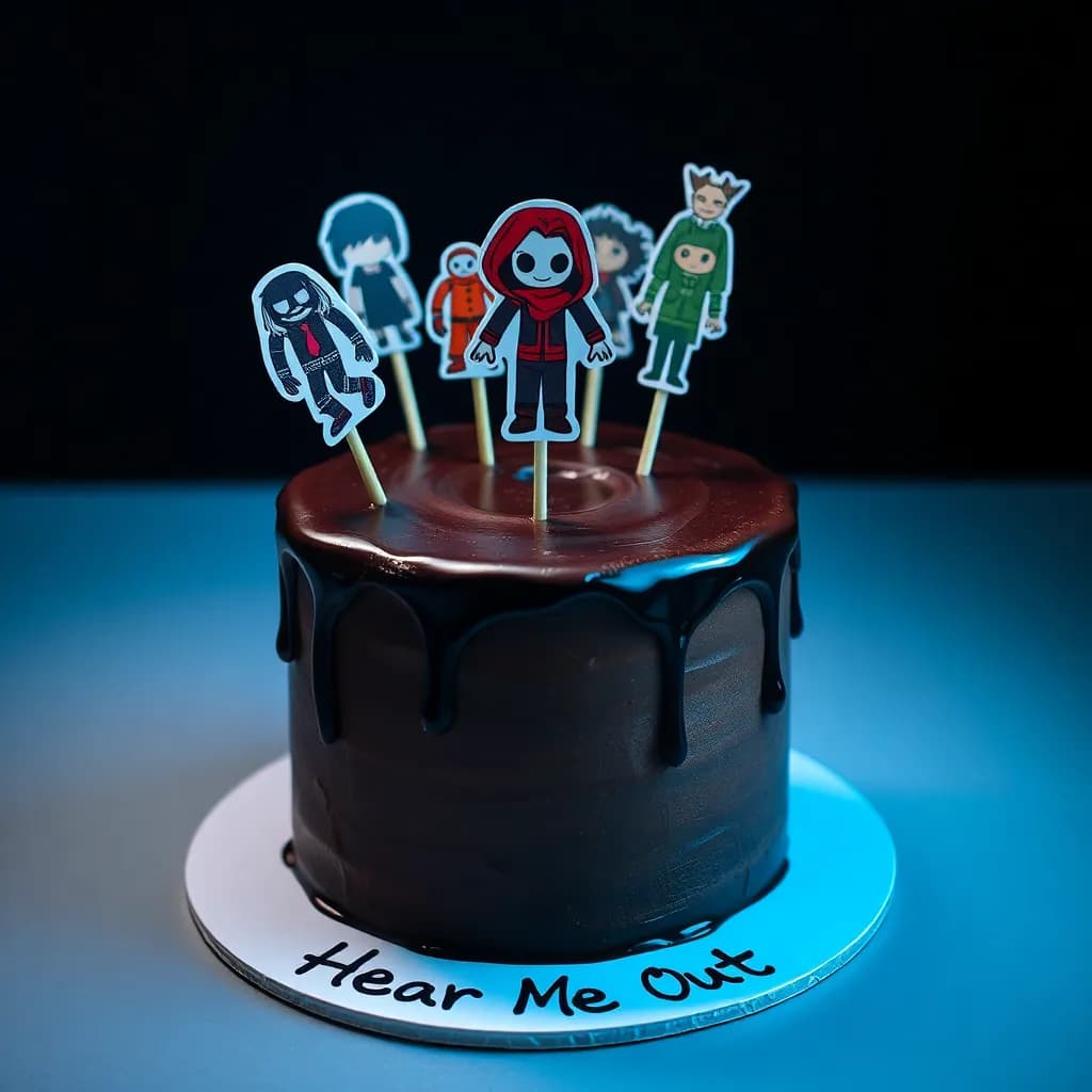 idk | gothic one tear large cake